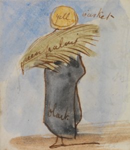 Egyptský muž od Edward Lear