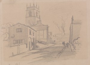 Anglické venkovské město od Edward Lear