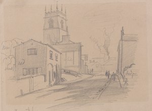 Anglické venkovské městečko od Edward Lear