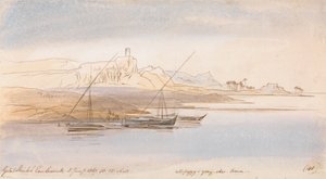 Gebel Sheikh Embarak od Edward Lear