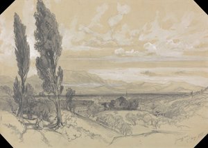 Genezzano, 17. května 1838 od Edward Lear