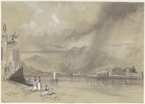Isola Bella, jezero Maggiore, 1839. od Edward Lear