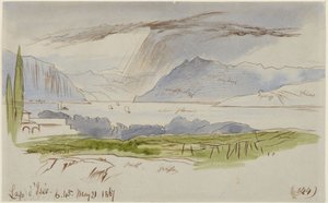 Jezero Iseo od Edward Lear