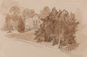 Manor (Knowsley Lane) od Edward Lear