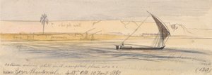 Poblíž Gezir Shendowiel od Edward Lear