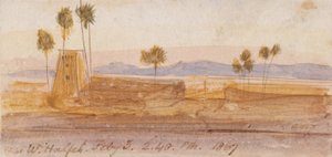 Poblíž Wady Halfeh od Edward Lear