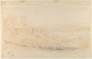 Pentedatelo, Kalábrie, Itálie od Edward Lear