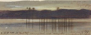 Philae, 6:00-6:15, 31. ledna 1867 (277) od Edward Lear