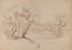 Santa Decca, Korfu, 28. května 1848 (126) od Edward Lear