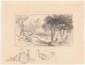 Skici z Itálie [přední strana] od Edward Lear