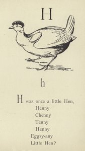 Písmeno H od Edward Lear