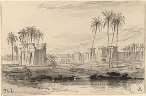 Théby, 18841885. od Edward Lear