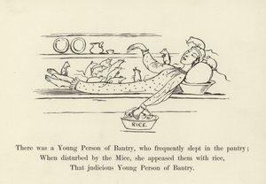 Byl tam mladý člověk z Bantry, který často spal ve spíži od Edward Lear