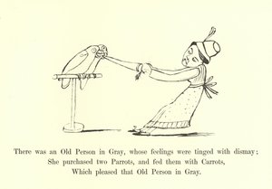 V Grayovi byl starý člověk, jehož pocity byly zabarveny zděšením od Edward Lear