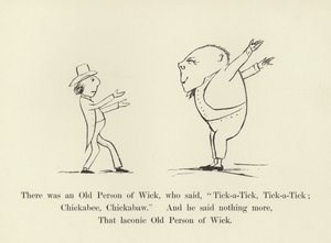 Byl tam starý Wick, který řekl: Tik-a-Tick, Tik-a-Tick; Chickabee, Chickabaw od Edward Lear