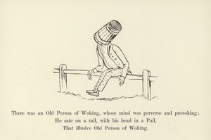 Byl tam starý člověk z Wokingu, jehož mysl byla zvrácená a provokující od Edward Lear