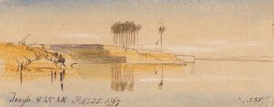 Těžké; 8:45 ráno, 25. února 1867 (551) od Edward Lear