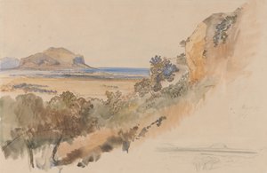 Pohled na Palermo od Edward Lear