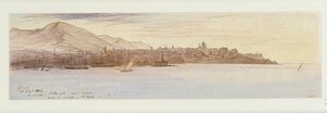 Pohled na Janov, 1864 od Edward Lear