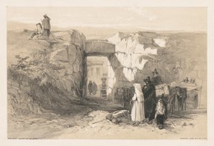 Pohledy na Řím a jeho okolí: Ancient Gate of Alatri od Edward Lear