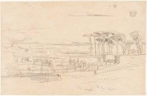 Villa Pamphili od Edward Lear