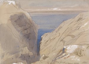 Wied Zurrik (Malta) od Edward Lear