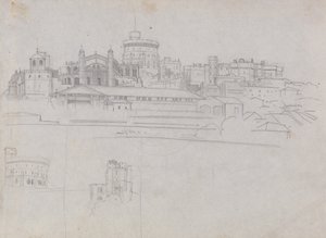 Hrad Windsor od Edward Lear