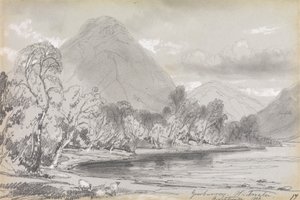 Yewbarrow, Wastwater, 16. září 1836 od Edward Lear