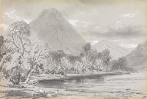 Yewbarrow, Wastwater, 16. září 1836 od Edward Lear