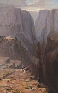 Zagori, Řecko, 1860. od Edward Lear