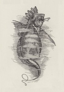 Ilustrace pro The Water-Babies od Charlese Kingsleyho (rytina) od Edward Linley (after) Sambourne