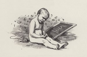 Ilustrace pro The Water-Babies od Charlese Kingsleyho (rytina) od Edward Linley (after) Sambourne