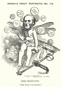 Punch karikatura: Edward Knatchbull-Hugessen od Edward Linley (after) Sambourne