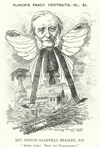 Punch cartoon: George Granville Bradley, anglický božský, učenec a děkan z Westminsteru (rytina) od Edward Linley (after) Sambourne