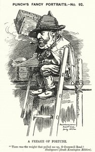 Punch cartoon: Sir Charles James Freake od Edward Linley (after) Sambourne