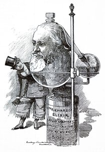 Benjamin Ward Richardson. od Edward Linley Sambourne