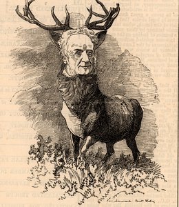 Karikatura Waltera Francise Scotta od Edward Linley Sambourne