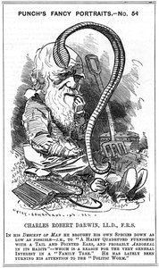 Charles Darwin, anglický přírodovědec, 1881 od Edward Linley Sambourne