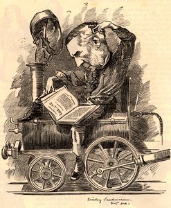 Edward William Watkin (1819-1901) od Edward Linley Sambourne