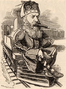 George Granville William Sutherland-Leveson-Gower od Edward Linley Sambourne