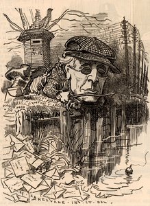 Henry Fawcett (1833-1884) od Edward Linley Sambourne