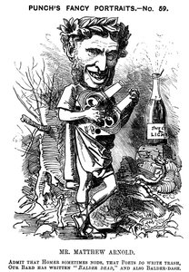Matthew Arnold 1822-1888, britský básník, kritik a pedagog, 1881 od Edward Linley Sambourne