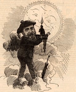 Portrét Josepha Normana Lockyera od Edward Linley Sambourne