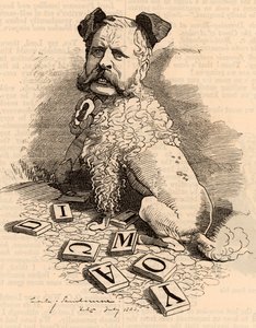 William Henry Waddington (1826-1894) od Edward Linley Sambourne