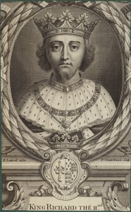 Portrét anglického krále Richarda II od Edward Lutterell
