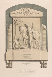 Památník Aliwal, katedrála v Canterbury, circa 1848