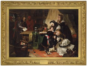 Poslední rozloučení Marie Antoinetty a jejího syna, 1856
