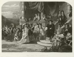 Pád Clarendonu od Edward Matthew after Ward