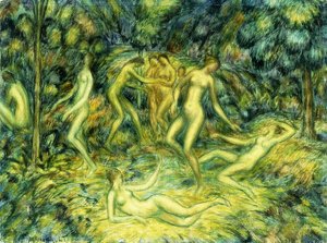 Tanec nymf, 1918 od Edward Middleton Manigault
