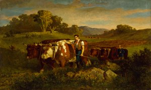 Pastevci s krávami, 1869.
